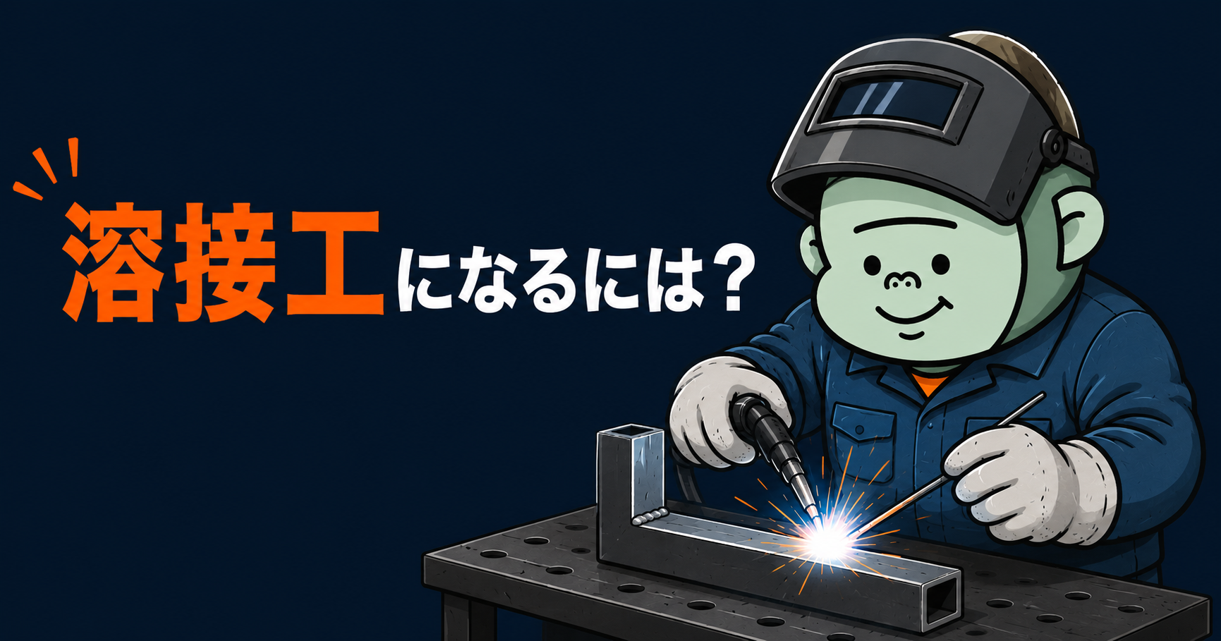 溶接工になるには？未経験から始める方法・必要なスキル・就職先を鉄工所経営者が解説のアイキャッチ画像